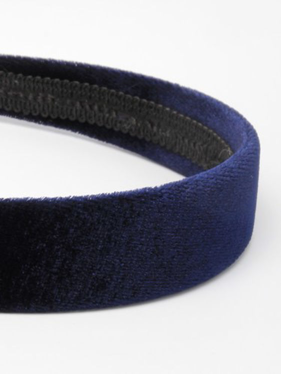 Picture of 6562 / 5627 2.5CM WIDE NAVY VELVET ALICEBAND